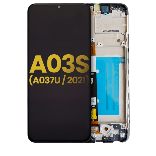 Replacement LCD Assembly With Frame Compatible For Samsung Galaxy A03s (A037U / 2021) (US Version) (All Colors) by ESOURCE PARTS - Refurbished condition - Image 2
