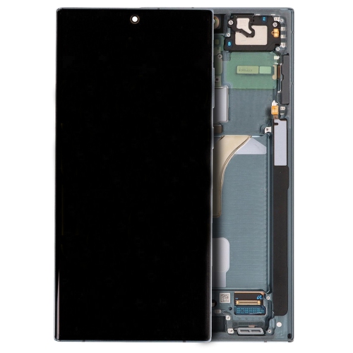 Ensemble numériseur écran DELO et cadre pour Galaxy S22 Ultra 5G Samsung - Vert (qualité supérieure)