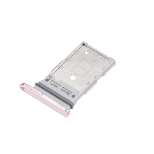 Replacement Dual Sim Card Tray For Samsung Galaxy S22 5G / S22+ Plus 5G (SM-S906W) - Pink / Gold