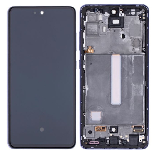 ESOURCE PARTS  Replacement Oled Assembly w Frame Compatible for Samsung Galaxy A52 4G (A525 / 2021) / 5G (A526 / 2021) A52S 5G (A528 / 2021)