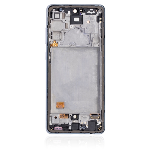 Replacement OLED Assembly With Frame Compatible For Samsung A72 (A725 / 2021) (Awesome Black) by ESOURCE PARTS - Refurbished condition - Image 4
