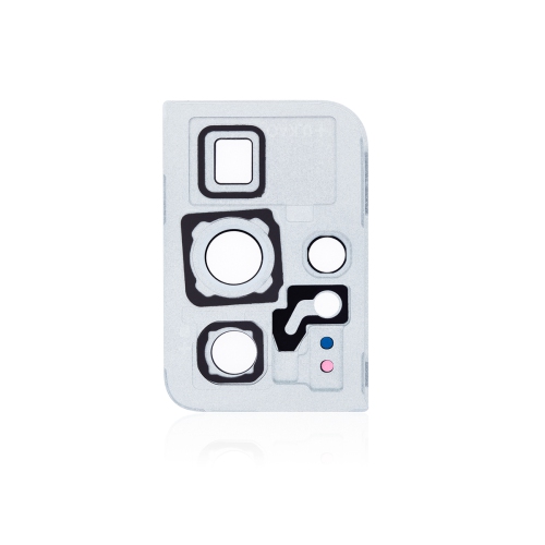 Replacement Rear Camera Glass Lens With Cover Bezel Ring For Samsung Galaxy S21 Ultra 5G - Phantom Silver