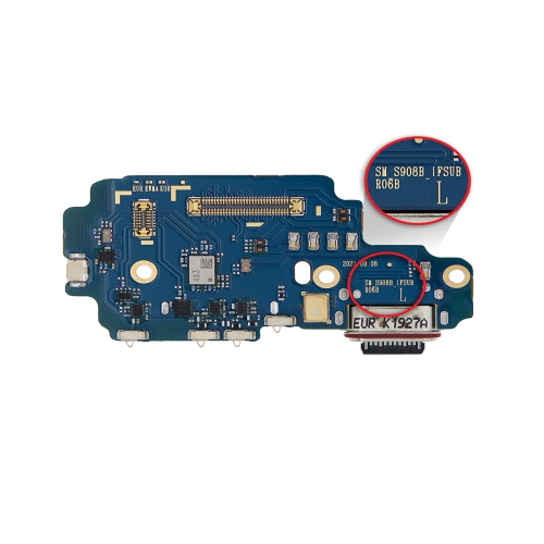 Port de chargement avec lecteur de carte SIM pour Samsung Galaxy S22 Ultra 5G version internationale