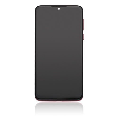 Replacement LCD Assembly With Frame Compatible For Motorola Moto G8 Play (XT2015 / 2019) (Magenta red) by ESOURCE PARTS - Refurbished condition - Image 2