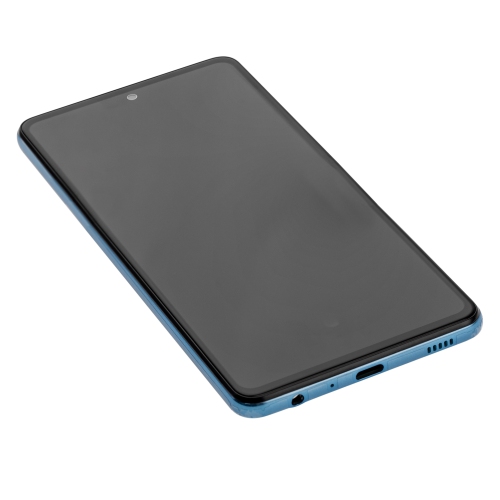 Replacement OLED Assembly With Frame Compatible For Samsung A72 (A725 / 2021) (Awesome Blue) by ESOURCE PARTS - Refurbished condition - Image 5