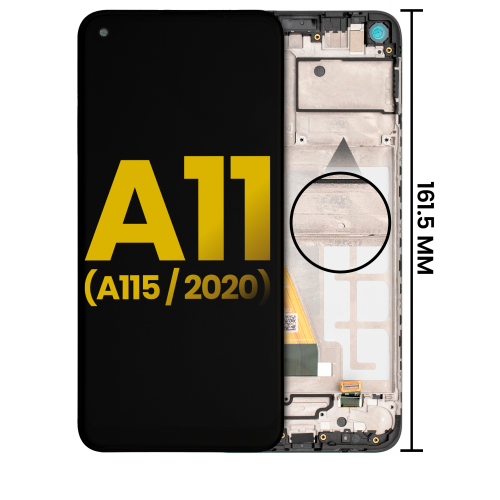 Replacement LCD Assembly With Frame Compatible For Samsung Galaxy A11 (A115U / A115A / 2020) (US Version) (All Colors) by ESOURCE PARTS - Refurbished condition - Image 2