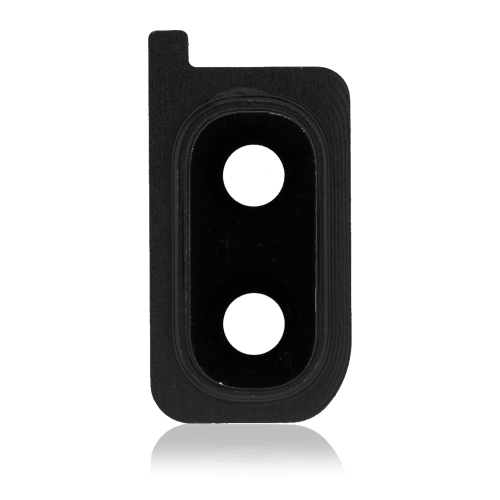 ESOURCE PARTS  Replacement Back Camera Lens With Bracket / Bezel Compatible for Samsung Galaxy A20 (A205 / 2019) (Black)