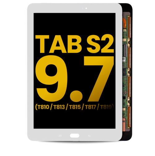 Replacement OLED Assembly Without Frame Compatible For Samsung Galaxy Tab S2 9.7" (T810 / T813 / T815 / T817 / T819) (White) by ESOURCE PARTS - Refurbished condition - Image 5