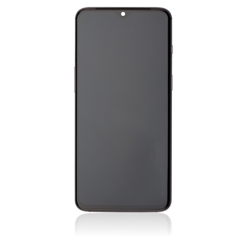 Refurbished - Replacement OLED Assembly With Frame Compatible For OnePlus 7 (Mirror Gray)