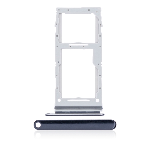 Replacement Dual Sim Card Tray Compatible For Samsung Galaxy A71 5G (Prism Cube Black)