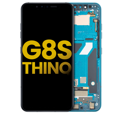 Refurbished - Replacement OLED Assembly With Frame Compatible For LG G8S ThinQ (Mirror Teal)
