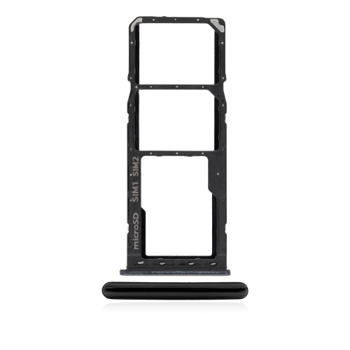 ESOURCE PARTS  Replacement Dual Sim Tray Compatible for Samsung Galaxy A20 (A205 / 2019) / A30 (A305 / 2019) / A50 (A505 / 2019) (Black)