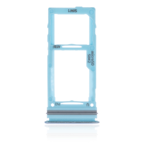 Replacement Dual Sim Card Tray Compatible For Samsung Galaxy A72 (Awesome Blue)