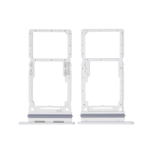 Plateau de remplacement pour deux cartes SIM compatible avec le Galaxy A33 5G de Samsung (blanc)