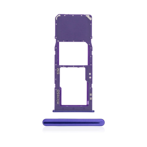 Replacement Single Sim Card Tray Compatible For Samsung Galaxy A30S (Violet)