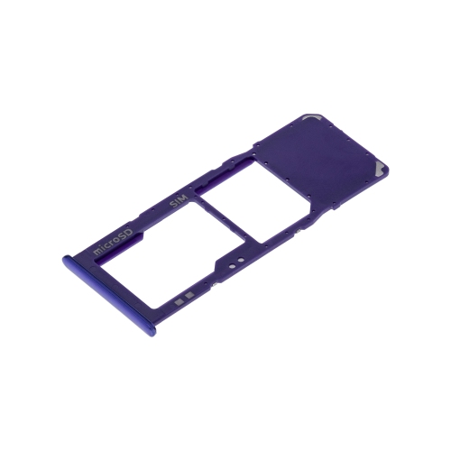 Replacement Single Sim Card Tray Compatible For Samsung Galaxy A30S (Violet)