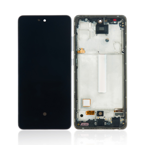 ESOURCE PARTS  Replacement Oled Assembly \w Frame Compatible for Samsung Galaxy A52 5G (A526 / 2021) / A52S 5G (A528 / 2021) (Aftermarket Plus)