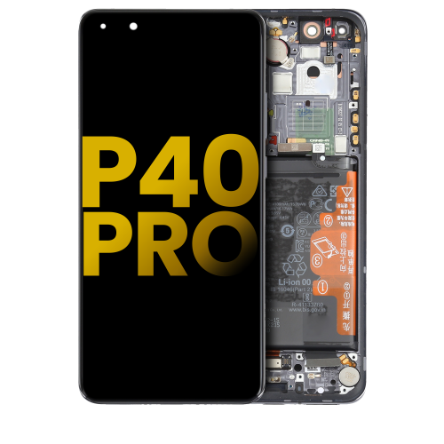 Replacement OLED Assembly With Frame Compatible For Huawei P40 Pro (Black) by ESOURCE PARTS - Refurbished condition - Image 3