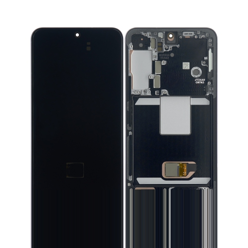 OLED Assembly With Frame Compatible For Samsung Galaxy S22 5G (Phantom Black) by ESOURCE PARTS - Refurbished condition - CA$353.62