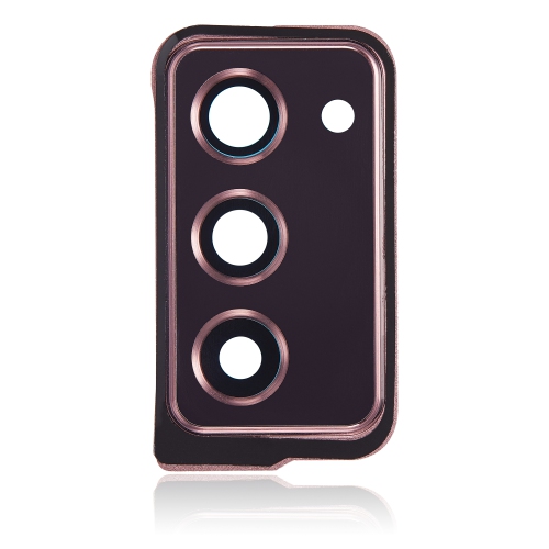 ESOURCE PARTS  Replacement Back Camera Lens With Cover Bezel Ring Compatible for Samsung Galaxy Z Fold 2 5G (F916) (Mystic Bronze)