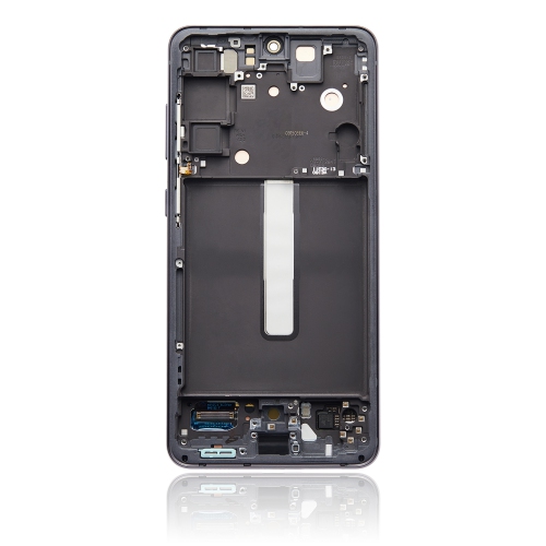 Replacement OLED Assembly With Frame Compatible For Samsung Galaxy S21 FE 5G (G990U) (North America Version) (Graphite) by ESOURCE PARTS - Refurbished condition - Image 4