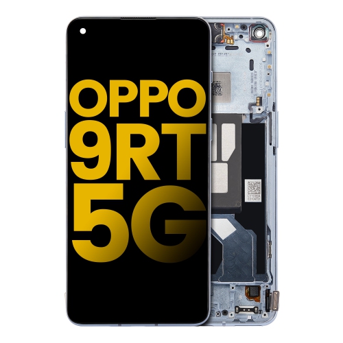 Replacement OLED Assembly With Frame Compatible For OnePlus 9RT 5G (Nano Silver) by ESOURCE PARTS - Refurbished condition - Image 2