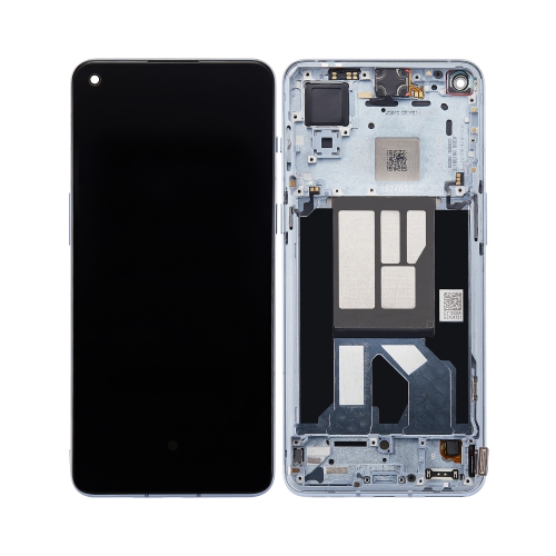 Replacement OLED Assembly With Frame Compatible For OnePlus 9RT 5G (Nano Silver) by ESOURCE PARTS - Refurbished condition - Image 3