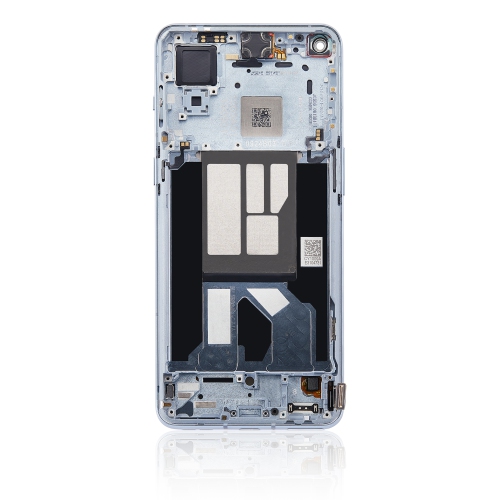Replacement OLED Assembly With Frame Compatible For OnePlus 9RT 5G (Nano Silver) by ESOURCE PARTS - Refurbished condition - Image 4