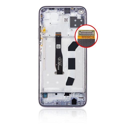 Replacement LCD Assembly With Frame Compatible For Huawei P40 Lite (Black) by ESOURCE PARTS - Refurbished condition - Image 4