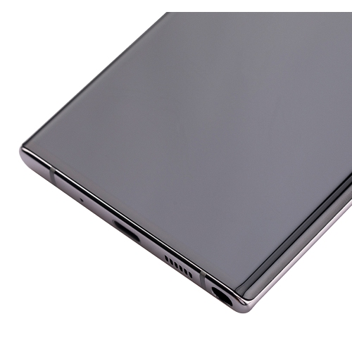 Replacement OLED Assembly With Frame Compatible For Samsung Galaxy Note 10 Plus / 5G (Aura Glow / Silver) by ESOURCE PARTS - Refurbished condition - Image 4