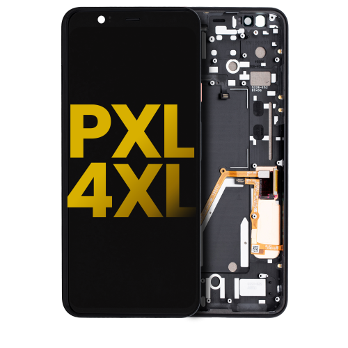 Replacement OLED Assembly With Frame Compatible For Google Pixel 4 XL (International Version) (Pink Power Button) by ESOURCE PARTS - Refurbished condition - Image 3