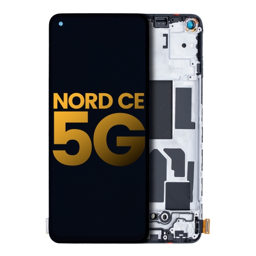 Replacement OLED Assembly With Frame Compatible For OnePlus Nord CE 5G (All Colors) by ESOURCE PARTS - Refurbished condition - Image 2