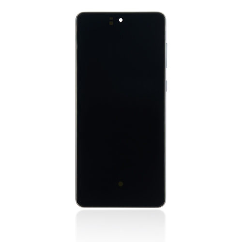 Replacement OLED Assembly With Frame Compatible For Samsung Galaxy A73 (A735 / 2022) (White) by ESOURCE PARTS - Refurbished condition - Image 3