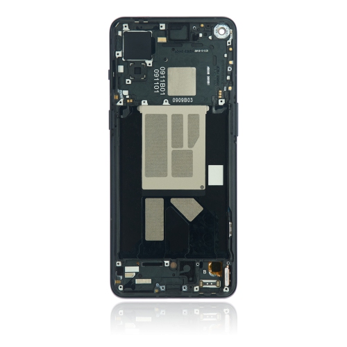 Replacement OLED Assembly With Frame Compatible For OnePlus 9RT 5G (Hacker Black) by ESOURCE PARTS - Refurbished condition - Image 4