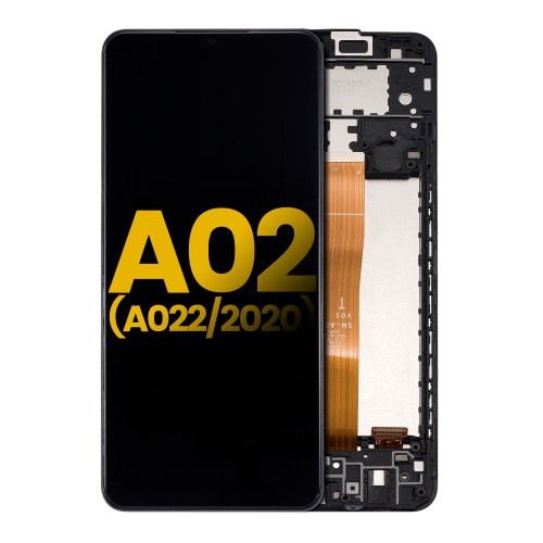 LCD Assembly With Frame Compatible For Samsung Galaxy A02 (A022 / 2020) (All Colors) by ESOURCE PARTS - Refurbished condition - Image 4