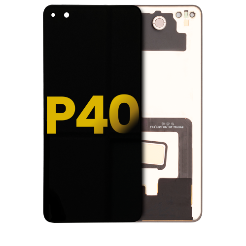 Replacement OLED Assembly Without Frame Compatible For Huawei P40 (Black) by ESOURCE PARTS - Refurbished condition - Image 3