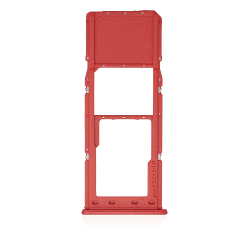 Replacement Single Sim Card Tray Compatible For Samsung Galaxy A12 (Red)
