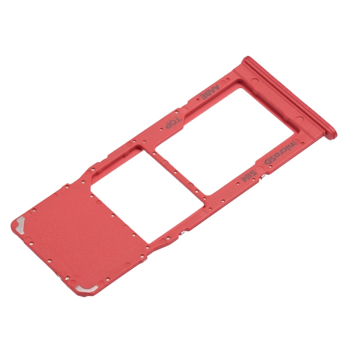 Replacement Single Sim Card Tray Compatible For Samsung Galaxy A12 (Red)