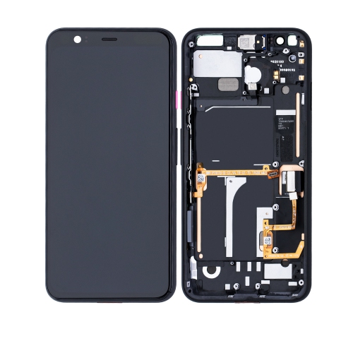 Replacement OLED Assembly With Frame Compatible For Google Pixel 4 (Pink Power Button) by ESOURCE PARTS - Refurbished condition - CA$118.28