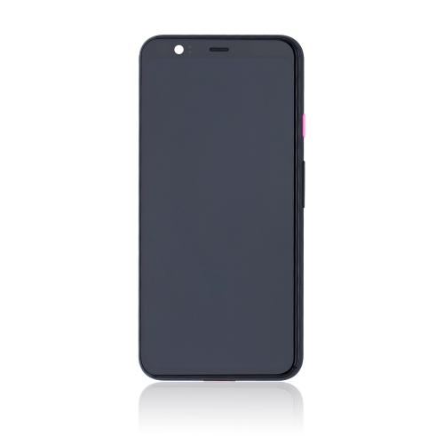 Replacement OLED Assembly With Frame Compatible For Google Pixel 4 (Pink Power Button) by ESOURCE PARTS - Refurbished condition - Image 4
