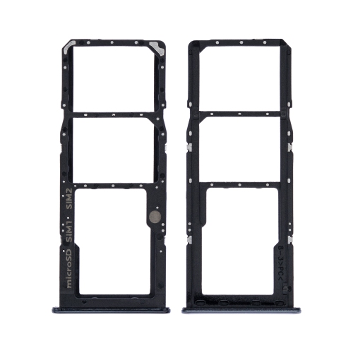 ESOURCE PARTS  Replacement Dual Sim Card Tray Compatible for Samsung Galaxy A50S (A507 / 2019) (Prism Crush Black)