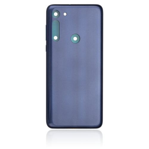 Replacement Back Cover Compatible For Motorola Moto G8 / G Fast (XT2045 / 2020) (Neon Blue)