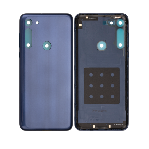 Replacement Back Cover Compatible For Motorola Moto G8 / G Fast (XT2045 / 2020) (Neon Blue)