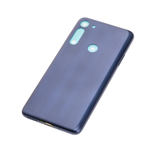 Replacement Back Cover Compatible For Motorola Moto G8 / G Fast (XT2045 / 2020) (Neon Blue)