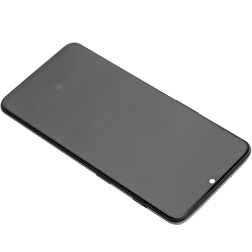 Refurbished - Replacement OLED Assembly With Frame Compatible For OnePlus 6T (A6010 / A6013) (Mirror Black)
