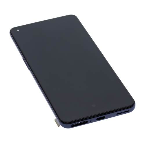 Refurbished - Replacement OLED Assembly With Frame Compatible For OnePlus 9 (North American Version) (Astral Black)