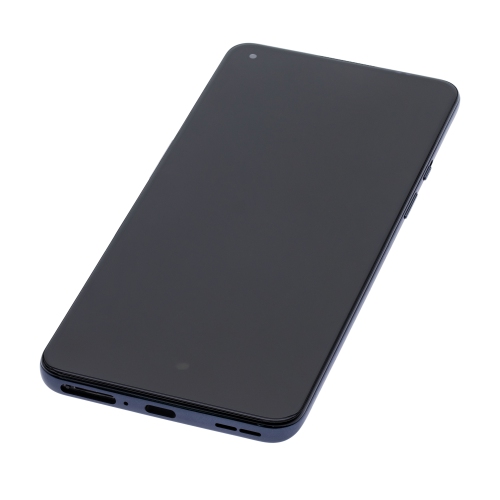 Refurbished - Replacement OLED Assembly With Frame Compatible For OnePlus 9 (North American Version) (Astral Black)