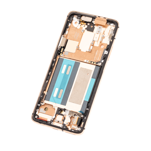 Replacement OLED Assembly With Frame Compatible For OnePlus 7 Pro (Almond) by ESOURCE PARTS - Refurbished condition - Image 3