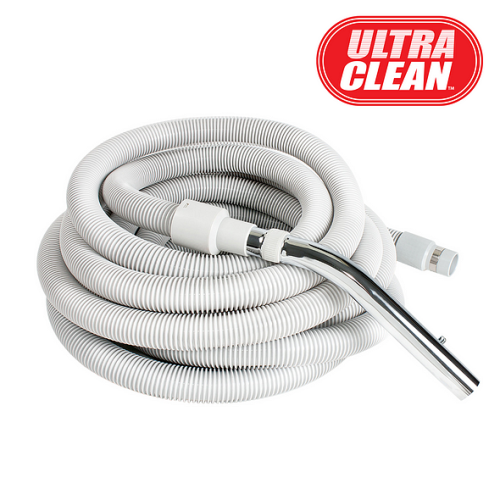 ULTRA CLEAN Universal Basic Hose for Central Vacuum -Designed to fit All Brands like Beam, Electrolux, Eureka, Kenmore, Nutone, Husky, Nilfisk,