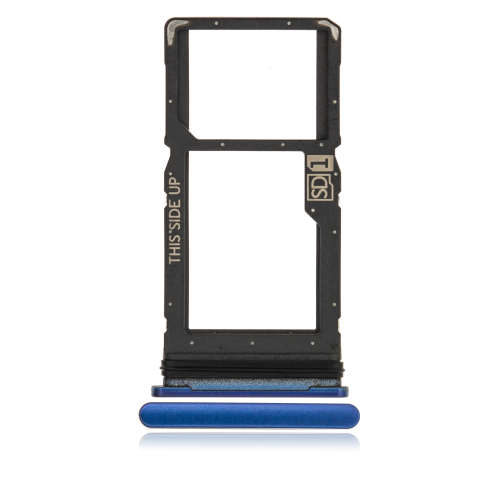 ESOURCE PARTS  Replacement Single Sim Card Tray Compatible for Motorola Moto G 5G (Xt2113-3 / 2020) /one 5G Ace (Xt2113-1/2 / 2021) (Blue)